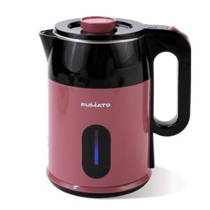 FUMATO 1500W Electric Kettle 1.8 Litres with Indicator Light- 304 Stainless Steel Inner, Cool Touch Handle, 360° Swivel Base, Auto Shut-Off & Dry Boil Protection | 1 Year Warranty- Pink